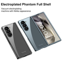Load image into Gallery viewer, Transparent Electroplating Shockproof Phone Case For Galaxy Z Fold 6
