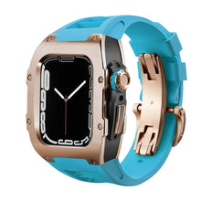 Load image into Gallery viewer, Luxury Metal Case Strap For Apple Watch Series 44/45 mm - Mycasety Mycasety
