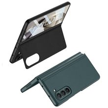 Load image into Gallery viewer, Luxury Leather Shockproof Phone Case With Back Screen Protector For Galaxy Z Fold6
