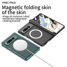 Load image into Gallery viewer, Magnetic Magsafe All-inclusive Invisible Bracket Leather Case For Google Pixel Fold With Back Screen Protector - mycasety2023 Mycasety

