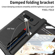 Load image into Gallery viewer, Magnetic Folding All-inclusive Leather Case With Tempered Film For Google Pixel Fold With Damped Folding Bracket &amp; Card Holder - mycasety2023 Mycasety

