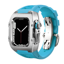 Load image into Gallery viewer, Luxury Metal Case Strap For Apple Watch Series 44/45 mm - Mycasety Mycasety
