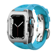 Load image into Gallery viewer, Luxury Metal Case Strap For Apple Watch Series 44/45 mm - Mycasety Mycasety
