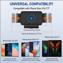 Load image into Gallery viewer, Automatic Clamping Car Wireless Charger for Samsung Galaxy Z Fold 3 2 Note20 S22 S21 S20 iPhone 13 12 11 XS Max Air Vent Mount Phone Holder - Mycasety Mycasety
