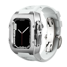 Load image into Gallery viewer, Luxury Metal Case Strap For Apple Watch Series 44/45 mm - Mycasety Mycasety
