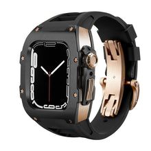 Load image into Gallery viewer, Luxury Metal Case Strap For Apple Watch Series 44/45 mm - Mycasety Mycasety
