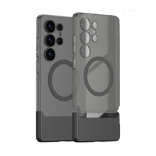 Load image into Gallery viewer, 2 in 1 Clear Shockproof Magnetic Phone Case For Galaxy S25 Ultra
