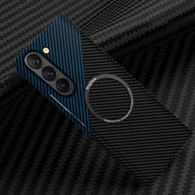 Load image into Gallery viewer, Luxurious Carbon Fiber Shockproof Galaxy Z Fold Phone Case
