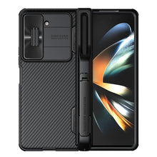 Load image into Gallery viewer, Galaxy Z Fold5 CamShield Full Protection Phone Case With S Pen Slot and Stand
