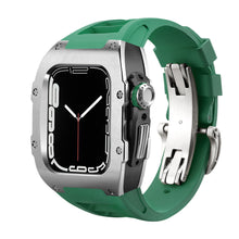 Load image into Gallery viewer, Luxury Metal Case Strap For Apple Watch Series 44/45 mm - Mycasety Mycasety
