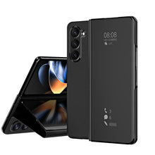 Load image into Gallery viewer, Smart Mirror Clear View Flip Case Luxury Magnetic Leather Kickstand Shockproof Cover For Galaxy Z Fold 6/5/4/3
