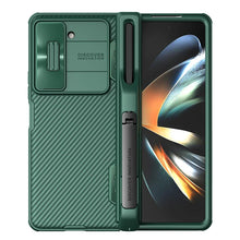 Load image into Gallery viewer, Galaxy Z Fold5 CamShield Full Protection Phone Case With S Pen Slot and Stand
