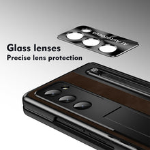 Load image into Gallery viewer, Jazz Retro Style Anyi-fall Protective Leather Phone Case For Galaxy Fold 6/5/4 With Front Protection Film And Stylus
