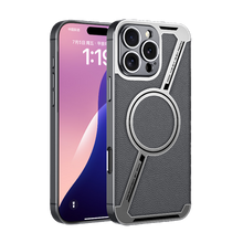Load image into Gallery viewer, Magnetic All-inclusive Shockproof Leather Phone Case For iPhone
