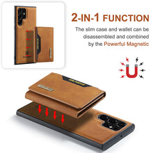 Load image into Gallery viewer, Luxury Magnetic Leather All-inclusive Protective Cover With Card Holder For Samsung Galaxy - Mycasety Mycasety

