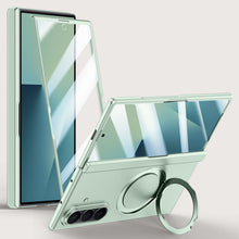 Load image into Gallery viewer, Luxurious Magnetic Ring Holder Phone Case For Galaxy Z Fold 7
