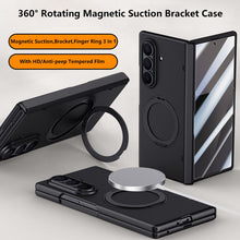 Load image into Gallery viewer, Luxurious Magnetic Ring Holder Phone Case For Galaxy Z Fold 7
