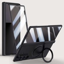 Load image into Gallery viewer, Luxurious Magnetic Ring Holder Phone Case For Galaxy Z Fold 7

