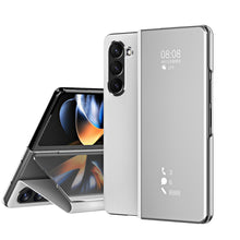 Load image into Gallery viewer, Smart Mirror Clear View Flip Case Luxury Magnetic Leather Kickstand Shockproof Cover For Galaxy Z Fold 6/5/4/3
