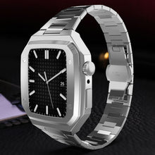 Load image into Gallery viewer, Luxury Metal Case Strap For Apple Watch 44/45mm - Mycasety Mycasety
