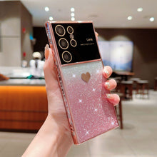 Load image into Gallery viewer, Ins Hot Glitter Powder Bling Protective Phone Case For Samsung Galaxy
