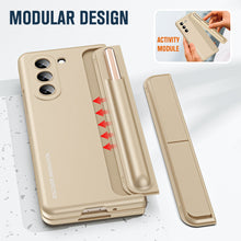 Load image into Gallery viewer, Pen Tray And Bracket 2 in 1 Shockproof Phone Case With Stylus &amp; Screen Protector For Galaxy Z Fold 6/5/4
