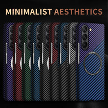 Load image into Gallery viewer, Luxurious Carbon Fiber Shockproof Galaxy Z Fold Phone Case
