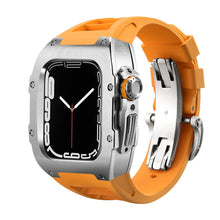 Load image into Gallery viewer, Luxury Metal Case Strap For Apple Watch Series 44/45 mm - Mycasety Mycasety
