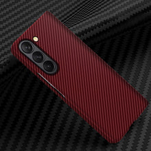 Load image into Gallery viewer, Luxurious Carbon Fiber Shockproof Galaxy Z Fold Phone Case
