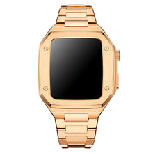 Load image into Gallery viewer, Luxury Metal Case Strap For Apple Watch 44/45mm - Mycasety Mycasety
