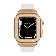 Load image into Gallery viewer, Luxury Metal Case Strap For Apple Watch Series 44/45 mm - Mycasety Mycasety
