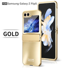 Load image into Gallery viewer, Frosted Plating Phone Case For Samsung Galaxy Z Flip5 Flip4 Flip3 5G
