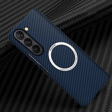 Load image into Gallery viewer, Luxurious Carbon Fiber Shockproof Galaxy Z Fold Phone Case
