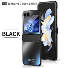 Load image into Gallery viewer, Frosted Plating Phone Case For Samsung Galaxy Z Flip5 Flip4 Flip3 5G
