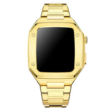 Load image into Gallery viewer, Luxury Metal Case Strap For Apple Watch 44/45mm - Mycasety Mycasety
