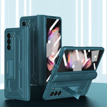 Load image into Gallery viewer, 360 All Inclusive Samasung Galaxy Z Fold5 Fold4 Fold3 Case With Hinge Lid &amp; Kick-stand - Mycasety Mycasety
