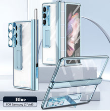 Load image into Gallery viewer, Magnetic Hinge Plating Case For Galaxy Z Fold5 Fold4 Fold3 With Double Hinge Protector - mycasety2023 Mycasety

