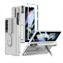 Load image into Gallery viewer, Magnetic Folding Armor Protective Case For Samsung Galaxy Z Fold4 Fold3 5G With Back Screen Protector
