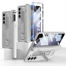 Load image into Gallery viewer, Armor All-included Magnetic Hinge Slide Pen Case Holder Phone Case With Back Screen Protector For Samsung Galaxy Z Fold3 Fold4 Fold5 - Mycasety Mycasety
