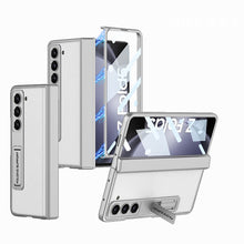 Load image into Gallery viewer, Magnetic Hinge Invisible Bracket All-included Protective Leather Phone Case For Samsung Galaxy Z Fold 5/4/3 - Mycasety Mycasety
