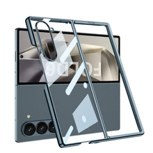 Load image into Gallery viewer, Transparent Electroplating Shockproof Phone Case For Galaxy Z Fold 6
