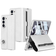 Load image into Gallery viewer, Luxurious Leather Cover Shockproof Phone Case With Screen Protector and Pen Slot For Galaxy Z Fold6
