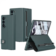 Load image into Gallery viewer, Luxurious Leather Cover Shockproof Phone Case With Screen Protector and Pen Slot For Galaxy Z Fold6

