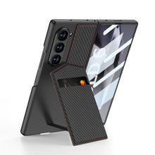 Load image into Gallery viewer, Leather Card Holder Shockproof Phone Case With Screen Protector For Galaxy Z Fold6
