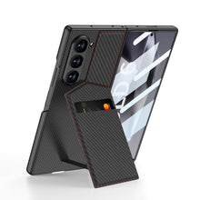 Load image into Gallery viewer, Leather Card Holder Shockproof Phone Case With Screen Protector For Galaxy Z Fold6
