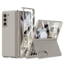 Load image into Gallery viewer, Luxury Leather Shockproof Phone Case With Back Screen Protector For Galaxy Z Fold6
