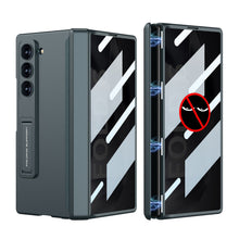 Load image into Gallery viewer, Magnetic Hinge Bracket Shockproof Phone Case With Anti-peeping Back Screen Protector For Galaxy Z Fold 6/5/4/3
