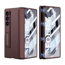Load image into Gallery viewer, Magnetic Hinge Hidden Bracket All-included Case With Back Screen Protector For Galaxy Z Fold 6/5/4/3
