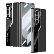 Load image into Gallery viewer, SPORTS DESIGN | Electroplating Leather Shockproof Phone Case With Screen Protector For Galaxy Z Fold6
