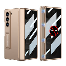 Load image into Gallery viewer, Magnetic Hinge Bracket Shockproof Phone Case With Anti-peeping Back Screen Protector For Galaxy Z Fold 6/5/4/3
